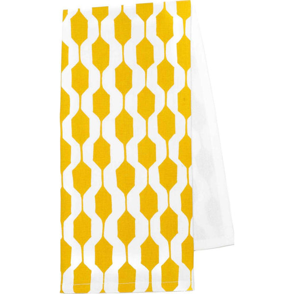 Zestt Logan Set of 2 Organic Cotton Tea Towels | Citron