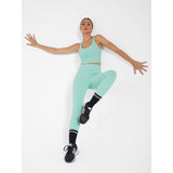 Koral Exceed Rib High-Rise Legging | Neptune Green