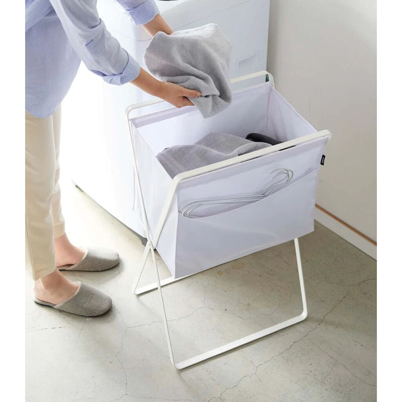 Yamazaki Raised Folding Laundry Basket | One size