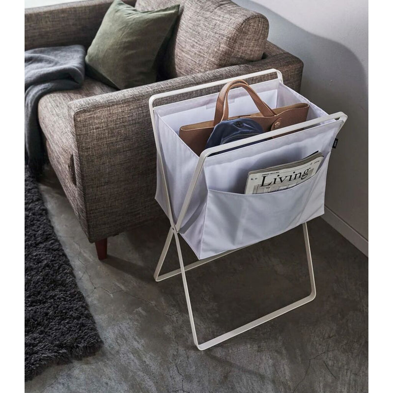 Yamazaki Raised Folding Laundry Basket | One size