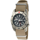 Bertucci A-2Ra Retroform Watch | Black Dial/Dark Olive Case - Bertucci Khaki™ Italian Rubber Band