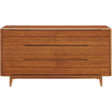 Greenington Currant Six Drawer Dresser | Amber