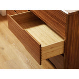 Greenington Currant Six Drawer Dresser | Amber