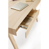 EMKO 4.9 Desk w/ 2 Drawers | Lithuanian Ash-4.9LVAR