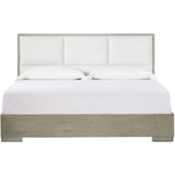 Sonder Living Newman Bed | Fallon White Leather