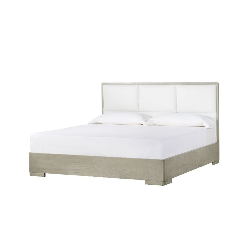 Sonder Living Newman Bed | Fallon White Leather