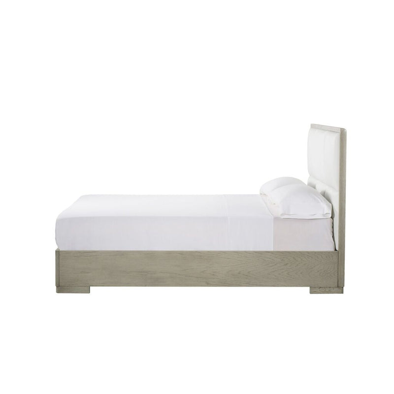 Sonder Living Newman Bed | Fallon White Leather