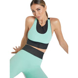 Koral Utopia Rib Sports Bra | Neptune Green