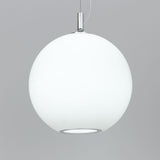 Artemide Sphera E26 10 Suspension Light Max 100w Crome/White