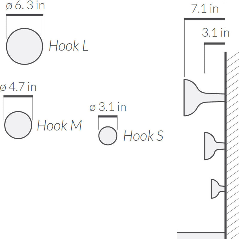 Nomon Welcome S+M Hooks | Walnut