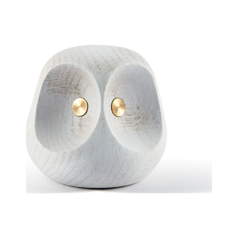 Atipico Corbaris Medium Wooden Owl | Snow 5407