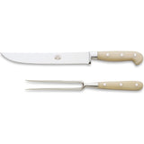 Coltellerie Berti Carving Set | Ivory Lucite Handles-557