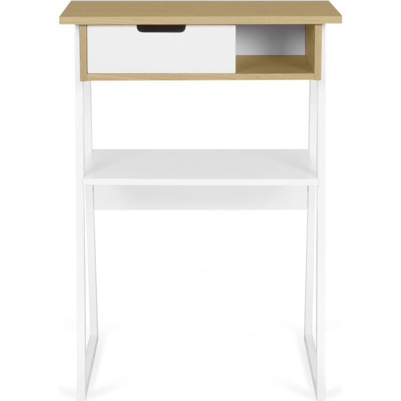 Temahome Space Desk | Oak/Pure White