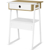 Temahome Space Desk | Oak/Pure White