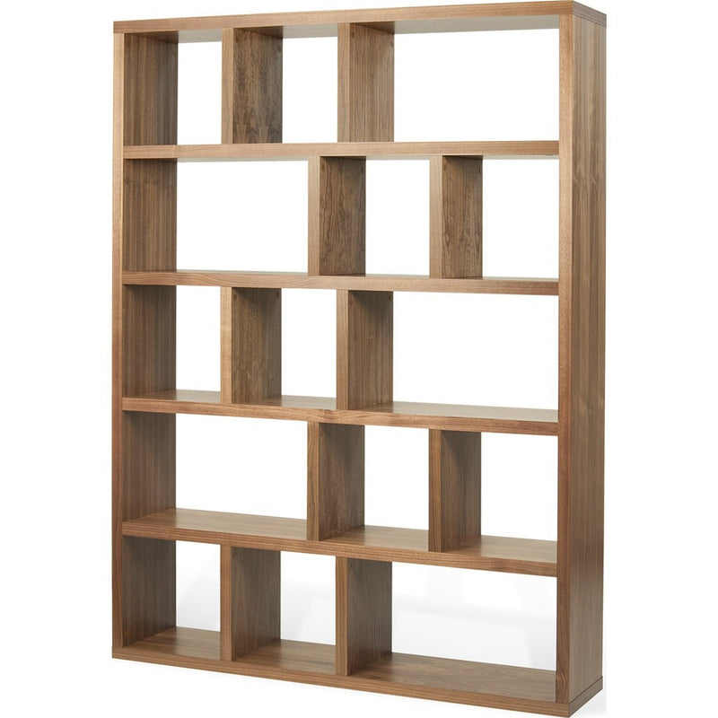 TemaHome Berlin 5 Levels Bookcase 150 Cm | Walnut 118999-BERLIN5150