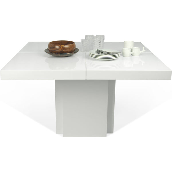 TemaHome Dusk 130 Dining Table | High Gloss White 9500.612602