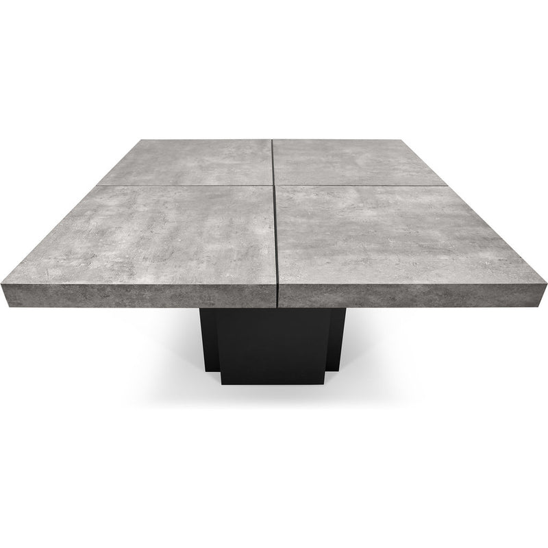 TemaHome Dusk 150 Dining Table | Concrete Look / Pure Black 9500.613265