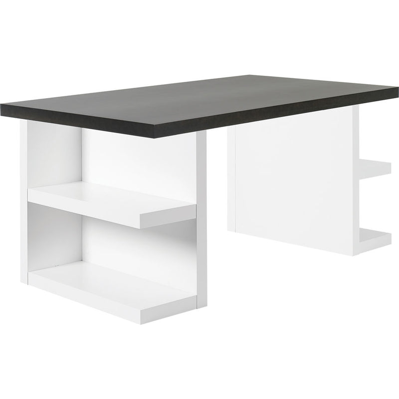 TemaHome Multi 160 Storage Leg Table | Wenge Top / Pure White Legs 9500.620164