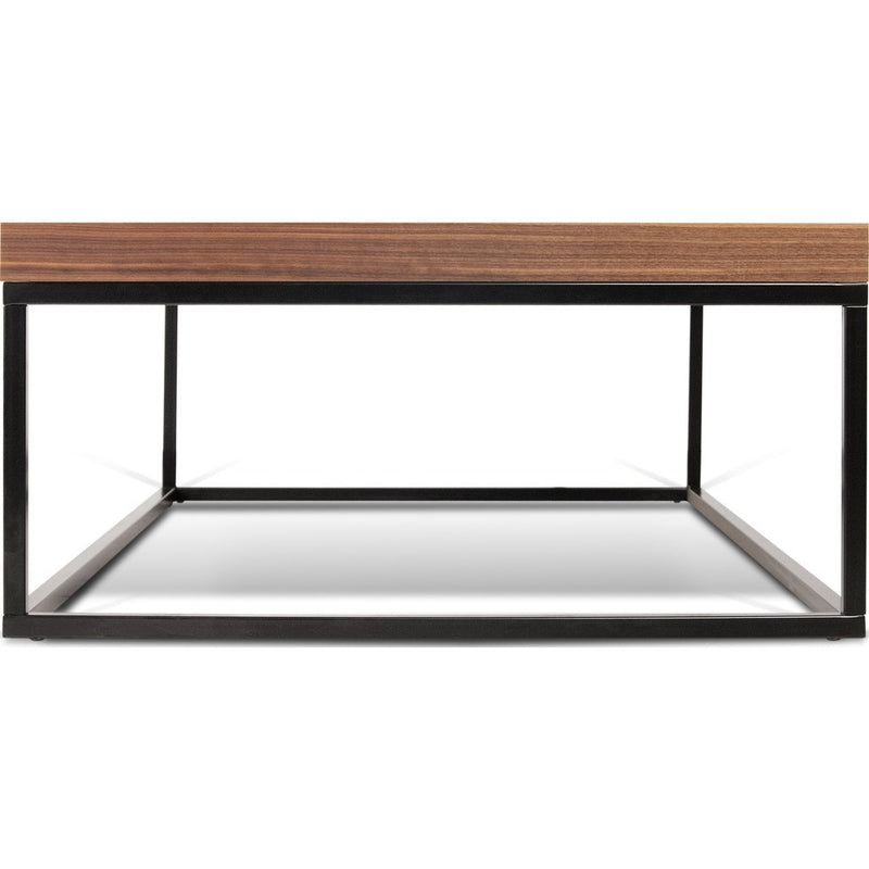 TemaHome Prairie 47X30 Coffee Table | Walnut Top / Black Legs 059042-PRAIRIE47