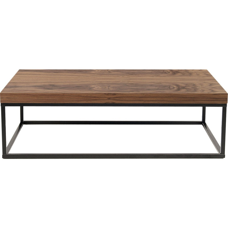 TemaHome Prairie 47X30 Coffee Table | Walnut Top / Black Legs 059042-PRAIRIE47