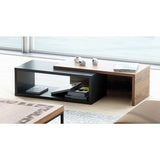 TemaHome Jazz Coffee Table | Pure Black / Walnut 9000.624438