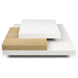 TemaHome Slate Coffee Table | Pure White / Oak 9700.625237