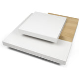 TemaHome Slate Coffee Table | Pure White / Oak 9700.625237