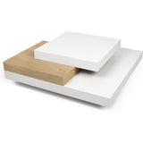 TemaHome Slate Coffee Table | Pure White / Oak 9700.625237