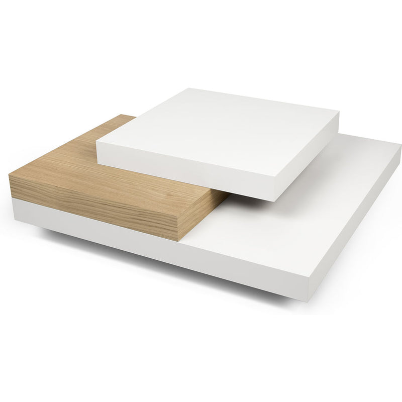 TemaHome Slate Coffee Table | Pure White / Oak 9700.625237