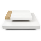 TemaHome Slate Coffee Table | Pure White / Oak 9700.625237