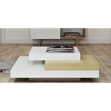 TemaHome Slate Coffee Table | Pure White / Oak 9700.625237