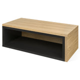 TemaHome Jazz Coffee Table | Pure Black / Oak 9000.625695