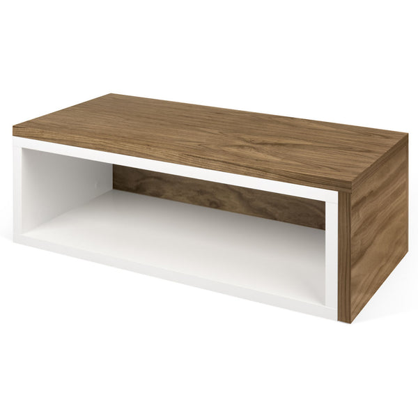 TemaHome Jazz Coffee Table | Pure White / Walnut 9000.625701