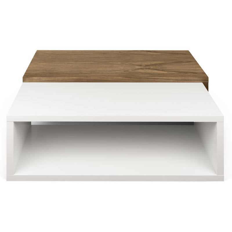 TemaHome Jazz Coffee Table | Pure White / Walnut 9000.625701