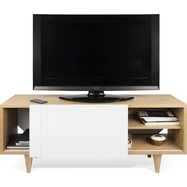 TemaHome Cruz Tv Table | Oak / Pure White 185060-CRUZTV