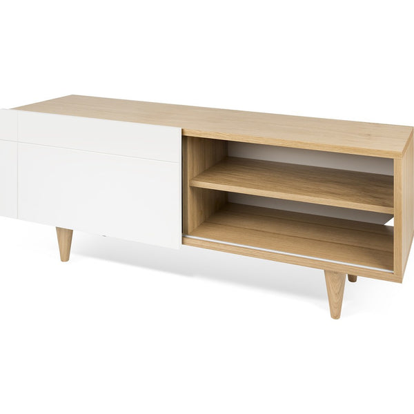 TemaHome Cruz Tv Table | Oak / Pure White 185060-CRUZTV