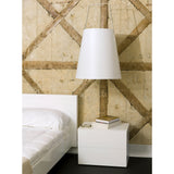 TemaHome Float Double Drawer Night Stand | Pure White 9300.758768