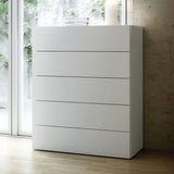 TemaHome Float 5 Drawer Chest | Pure White 9300.759086