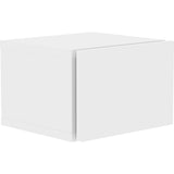 TemaHome Float Single Drawer Night Stand | High Gloss White 9000.759536