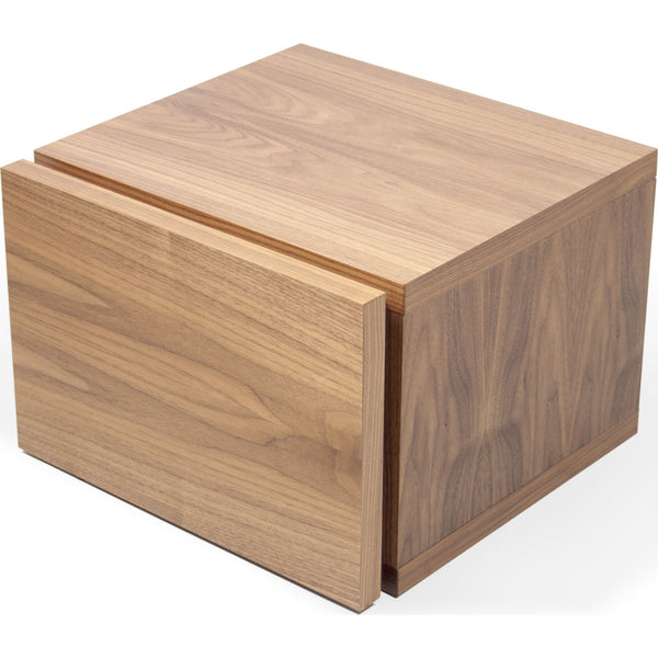 TemaHome Float Single Drawer Night Stand | Walnut 9003.759543