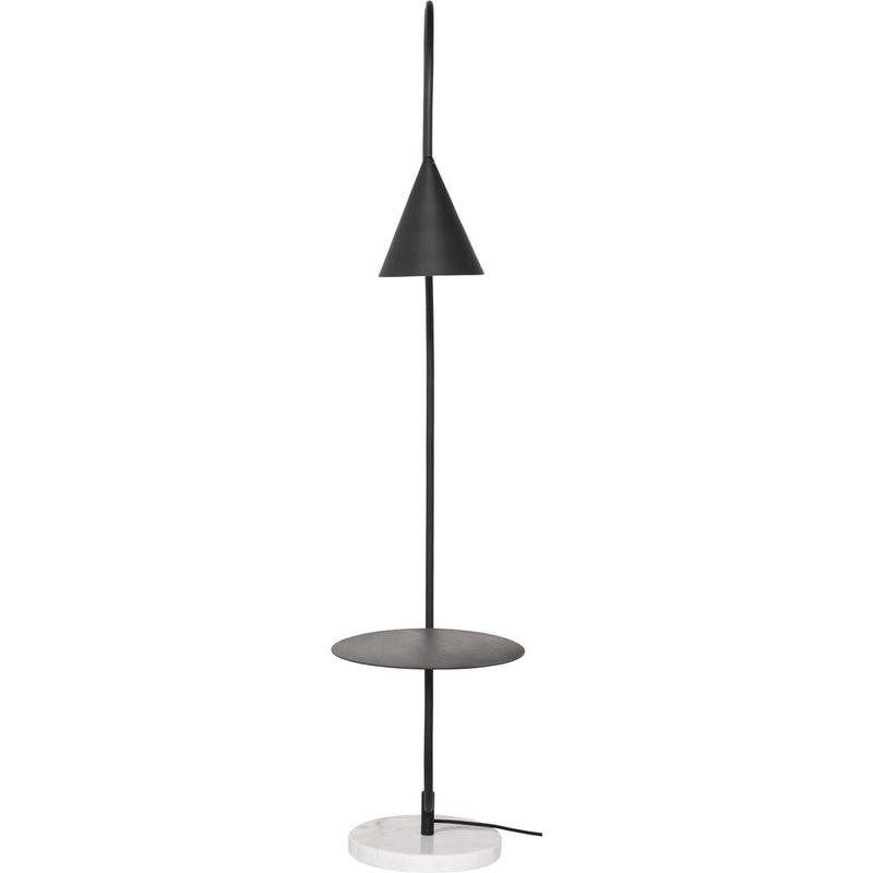 Nuevo Arnold Floor Light | Black Steel Matte