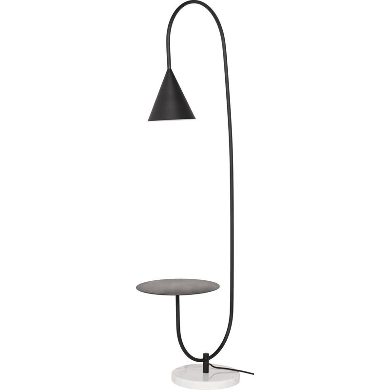 Nuevo Arnold Floor Light | Black Steel Matte