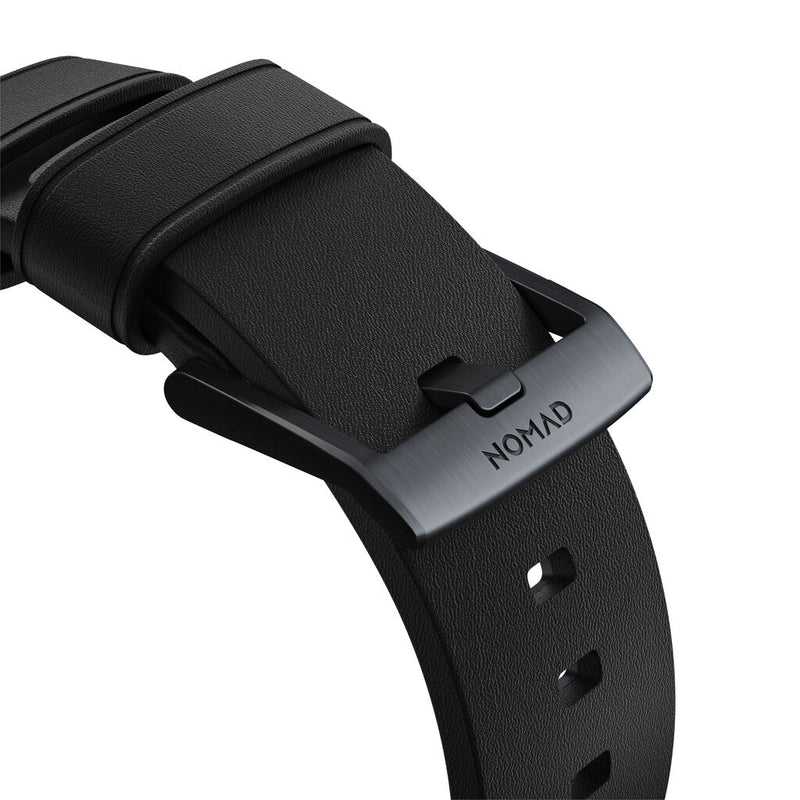 Hello Nomad Active Apple Watch Strap Pro 44mm / 42mm | Black Leather