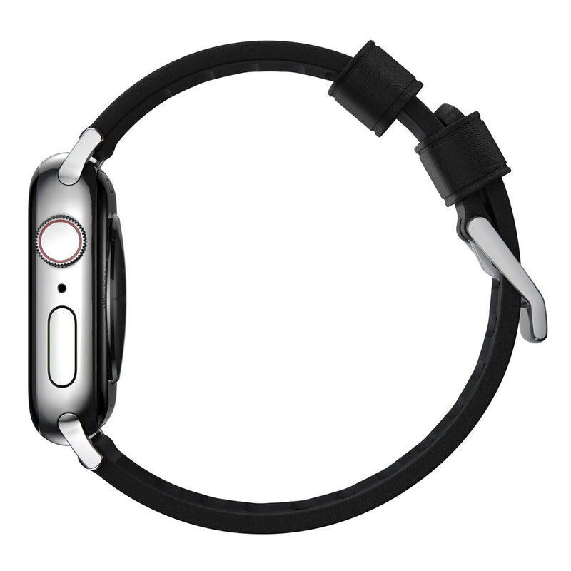 Hello Nomad Active Apple Watch Strap Pro 44mm / 42mm | Black Leather