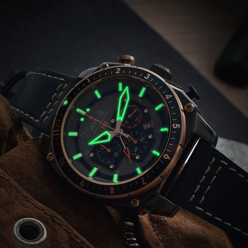 AVI-8 Watch Hawker Hunter Atlas Dual Time Chronograph