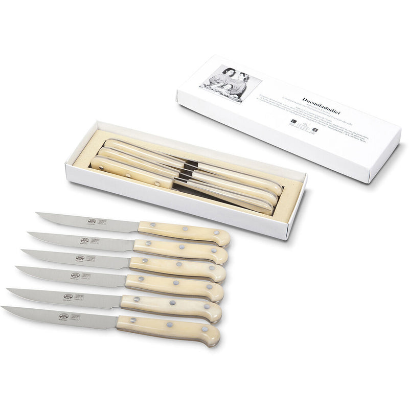 Il Trinciante Small Set of Knives with Cornotech Handle Coltellerie Berti
