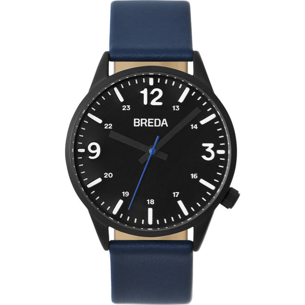 Breda Watches Slate Watch | Black/Navy 7017e