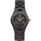 WeWood Criss African Blackwood Wood Watch | Black/Gold WCRBG