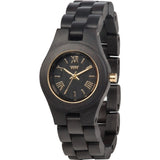 WeWood Criss African Blackwood Wood Watch | Black/Gold WCRBG