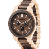 WeWood Kappa Bicolor Indian Rosewood/Maple Wood Watch | Choco Crema WKCHCR